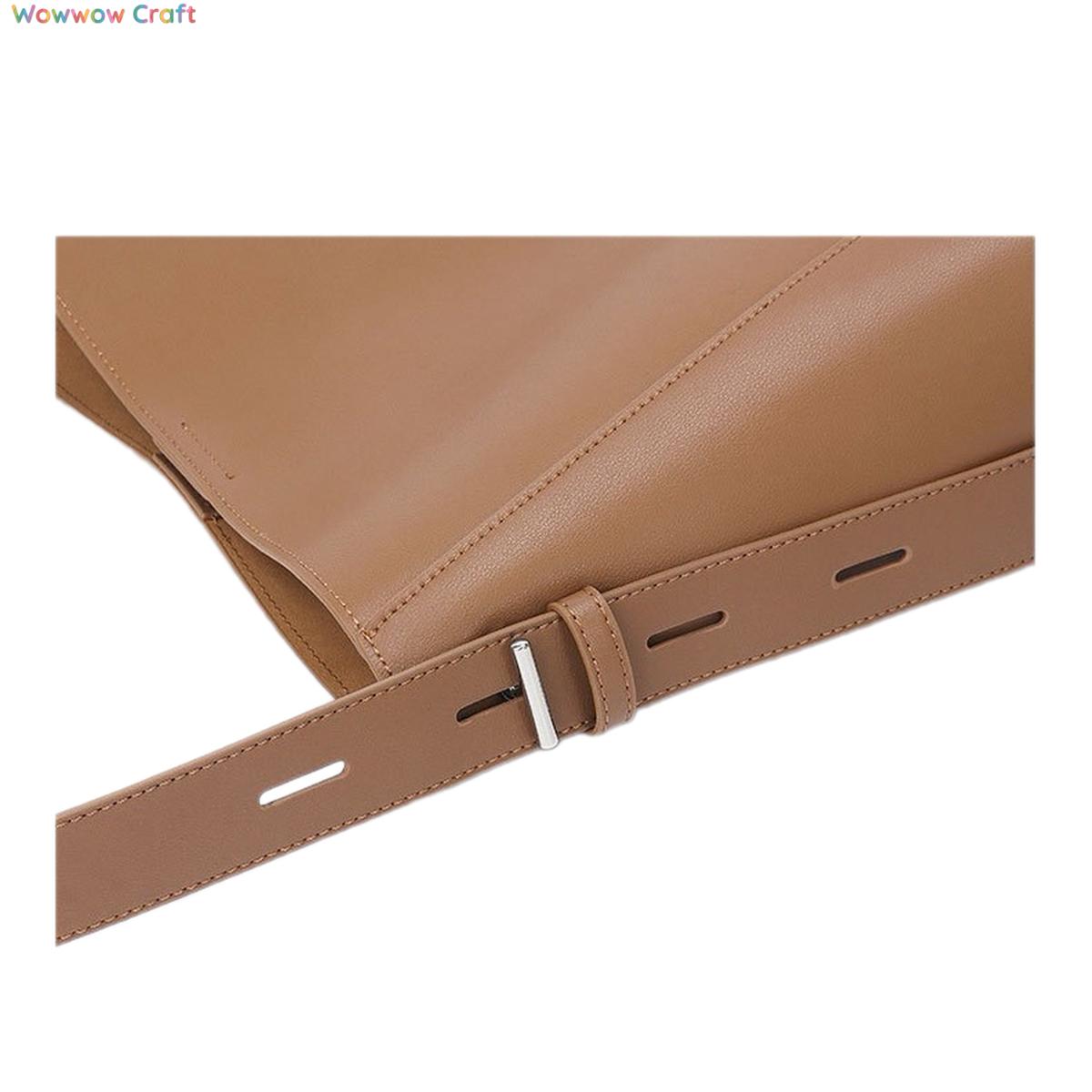 Shoulder Bags,Totes,Leather Bags,Simple Large Capacity Coffee Brown Black Leather Bag - Leather Tote Bag